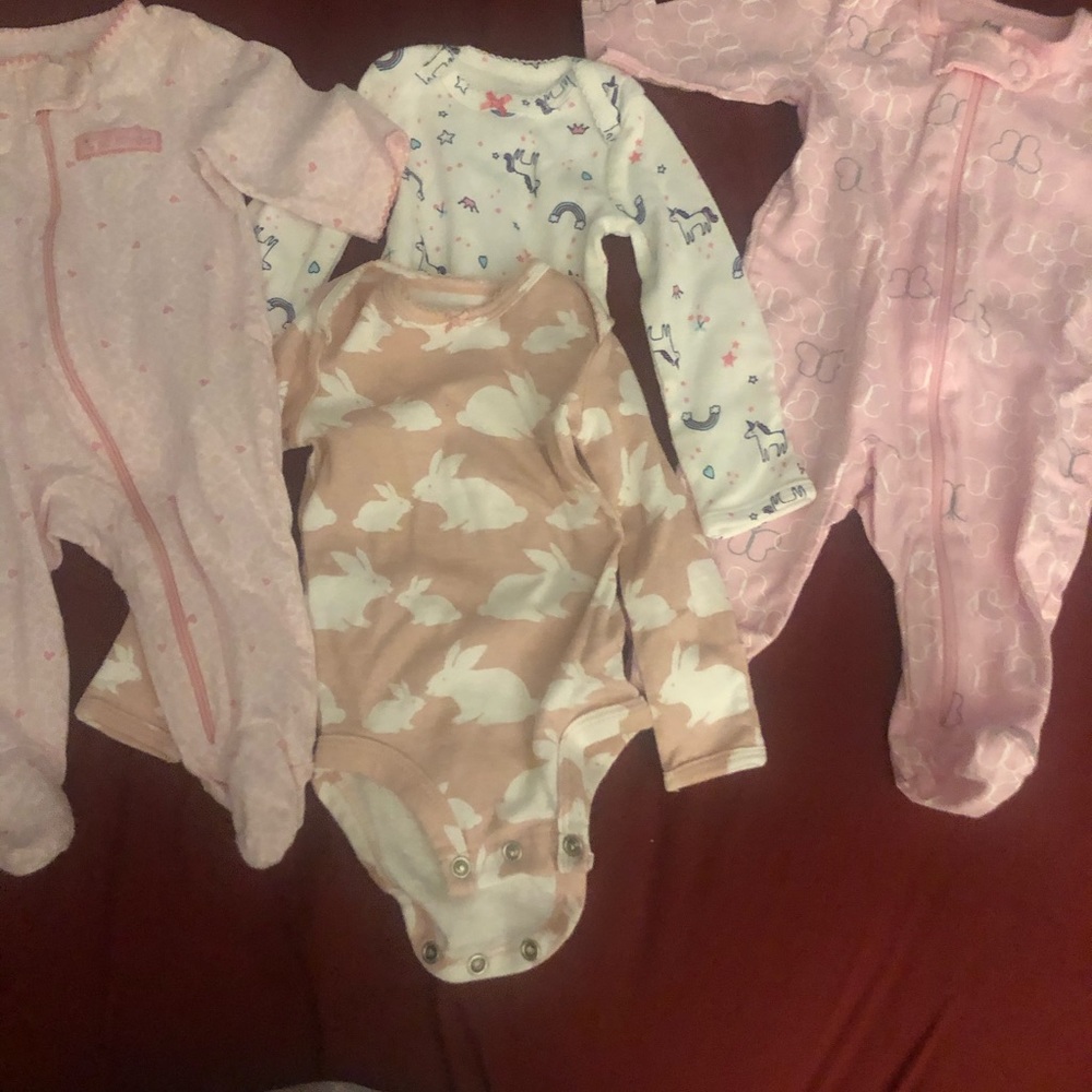 Newborn Sleepers and long sleeve T’s